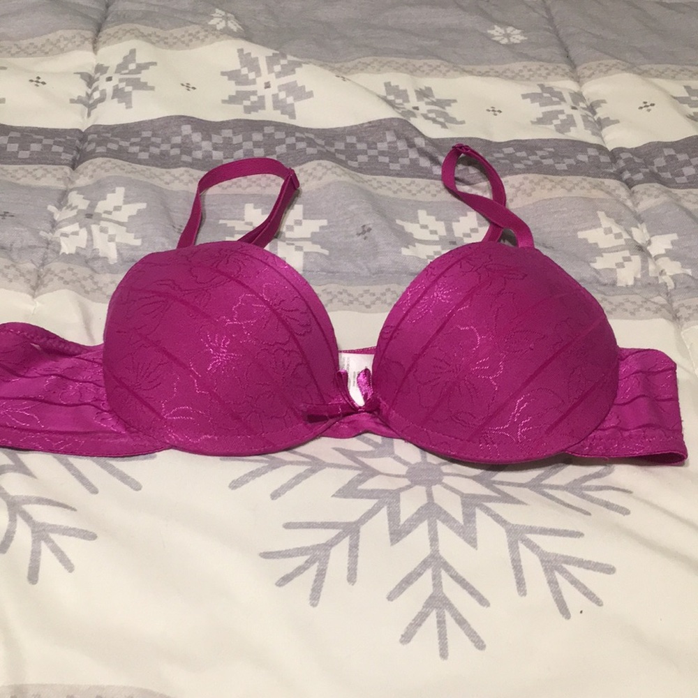 Fuchsia Padded Underwired Bra